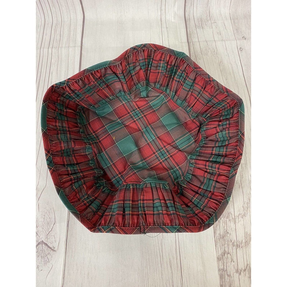 Longaberger Festive Plaid Basket Liner